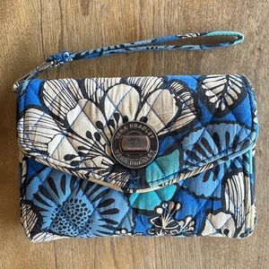 Vera Bradley Blue Bayou Wallet Wristlet